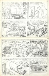 Maurice Tillieux - Tillieux : Jess Long tome 1, "Les nouveaux négriers", scénario dessiné planche 7 - Original art