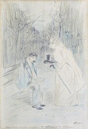 Jean-Louis Forain - « Tu rendras à la maison » - Illustration originale