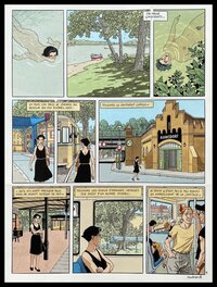 Planche originale - Le long voyage de Léna