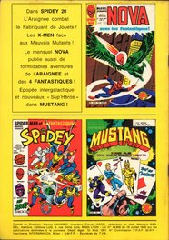 4E plat Spidey n°19 août 1981 4E plat Spidey n°19 août 1981