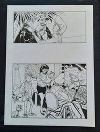 Benoît Sokal - Silence on tue ! Page entière - Planche originale