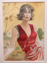 Jean-Pierre Gibrat - Portrait Cécile - Original Illustration