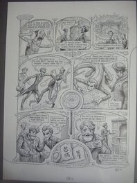 Benoît Dahan - Dahan - Dans la tête de Sherlock Holmes T1 - pl 18 - Planche originale