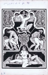 Georges Pichard - Kama-Sutra page by Georges Pichard - Original Illustration