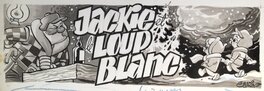 Claude Marin - Jackie et le loup blanc - Original Illustration