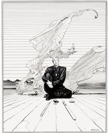 Moebius - Strength of a Man portfolio - Illustration originale