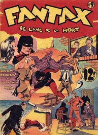 Chott pour Le Fantax 9 , BD Éo Récit Complet Éditions Pierre Mouchot Mars 1947 .