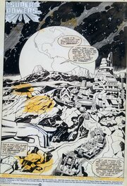 Jack Kirby - Super Powers 6 - Œuvre originale