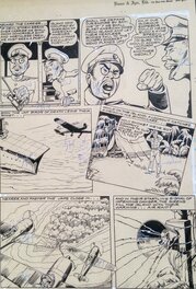 Arthur Peddy - Fight Comics 29 Shark Brodie - Original art