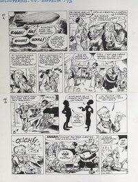 Laurent Verron - Odilon Verjus - Folies Zeppelin - planche 13 - Planche originale