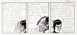 Hugo Pratt - Corto MALTESE "MU" Strip 133 - Illustration originale