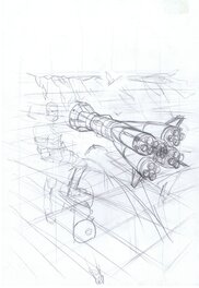 Sketch on the back of the art Sketch on the back of the art