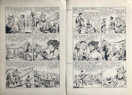 Enzo Chiomenti - Marco Polo pl 5 et 6 - Planche originale