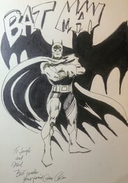 Gene Colan - Batman Convention Drawing - Comic Strip