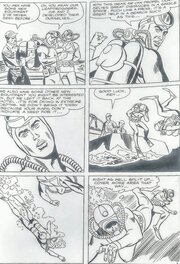 Gil Kane - Frogmen 11 page 15.               .          .           .           .            .Menace From The Deep! - Comic Strip