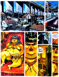 Nicolas Dumontheuil - Le Singe et la Dame Blanche – Page 62 – nicolas Dumontheuil - Planche originale
