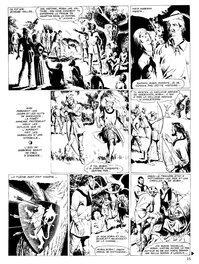 Planche 5 d'où est issu le strip. Planche 5 d'où est issu le strip.