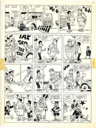 Yves Chaland - "SALUT LES POTEAUX" - Comic Strip