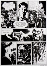 François Ravard - Nestor Burma - Les Rats de Montsouris - Tome 13 Planche 61 - Planche originale