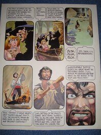 Berni Wrightson - Purple pictography - funny nappers - Planche originale