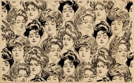 Ferd Johnson - GIBSON GIRLS - Original Illustration