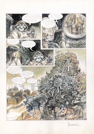 Paolo Eleuteri Serpieri - DRUUNA -The Forgotten Planet - Planche originale