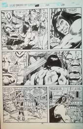 Rich Buckler - Savage sword of Conan - Planche originale