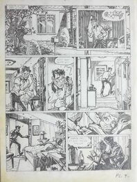 Bojan Kovacevic - Boyan - Cité modèle - planche crayonnée - Œuvre originale