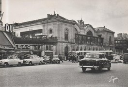 Gare Montparnasse fin années 50