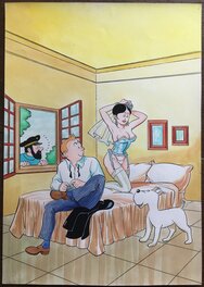 Jan Bucquoy - Le MARIAGE DE TINTIN - Original Cover