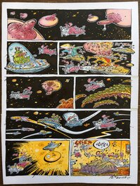 Eric Schreurs - Joop Klepzeiker - Kleppie in space - Planche originale