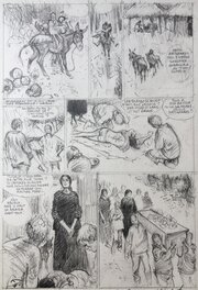 René Follet - Shelena . Planche préparatoire numéro 29 - Original art