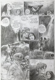 René Follet - Shelena . Projet  planche 38 - Original art