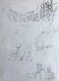 Des crayonnés au verso Des crayonnés au verso