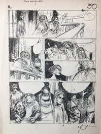 René Follet - L’Illiade . Planche préparatoire 30 - Original art