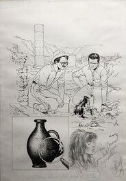 Philippe Delaby - Illustartion de Ph. Dlaby pour le journal Tintin - Illustration originale