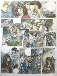 Massimiliano Frezzato - Margot in badtown P20 - Planche originale