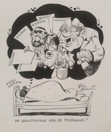 Dino Attanasio - The artist's nightmare - Original Illustration