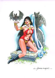 Rafael López Espi - Vampirella - Original Illustration