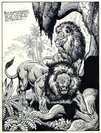 Marco (2) - Kalar - Le Bestiaire & Kalar 34 "Chasse à l'Homme" - Planche originale