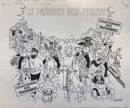 Hergé - Le Paradis des Jouets - Comic Strip
