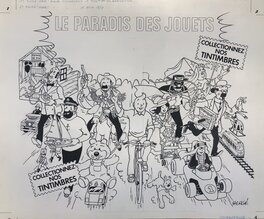 Hergé - Le Paradis des Jouets - Comic Strip