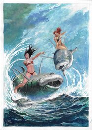 Apri Kusbiantoro - Return to the Water Planet - Illustration originale