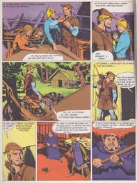 Planche colorisée en album. Planche colorisée en album.