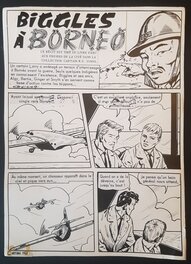 Guicha - Biggles à Borneo - planche 01 - Comic Strip
