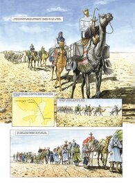 Beniamino Delvecchio - Planche "La piste oubliée" - Comic Strip