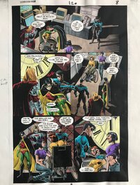 studios DC - Legends - dark knight pl 8 - Planche originale