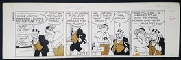 Bill Kavanagh - Bringing Up Father (La Famille Illico) - planche strip 9 27 - Planche originale