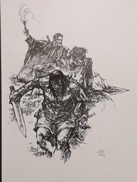 David Bulle - Conan - Original Illustration