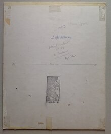 Le Verso de La Planche Originale au Format entier de 32,5 X 40 Cm ....avec une Petite erreur de Mr Nicollet... Le Verso de La Planche Originale au Format entier de 32,5 X 40 Cm ....avec une Petite erreur de Mr Nicollet...
